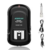 AODELAN Flash Trigger Receiver with Universal Hot Shoe for Canon, Nikon, Olympus, Panasonic, Pentax, Fuji, Samsung, Sony (Receiver Only)