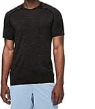 Lululemon Mens Metal Vent Tech Short Sleeve Shirt (Deep Coal Black, XL)