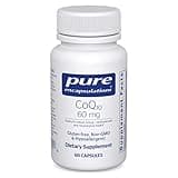 Pure Encapsulations CoQ10 60 mg | Coenzyme Q10 Supplement for Energy, Antioxidants, Brain and Cellular Health, Cognition, and Cardiovascular Support* | 60 Capsules