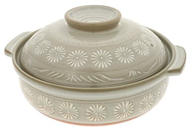 Kotobuki Donabe Japanese Hot Pot, Large, Gray