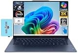 Lenovo Yoga Slim 7X Copilot PC Laptop 14.5" Touchscreen OLED 3K 1000 nits Display (Snapdragon X Elite X1E-78-100, 16GB LPDDR5X, 512GB SSD, Backlit KB, WiFi 7, Win 11 Pro) w/DKZ USB Port Expander