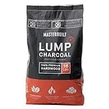 Masterbuilt® Premium Hardwood Lump Charcoal for Gravity Series Charcoal Grill and Smokers, Compatible with All Barrel, Kamado, and Kettle Grills, 1 Pack, 16LB