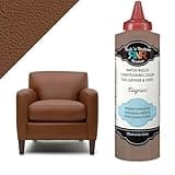 Rub 'n Restore® Reserve - Premium Vinyl & Leather Paint - Conditioning Color for Furniture, Auto, Boat - Restore, Recolor, Sunscreen & Protect - Made in the USA - 8 oz (Cognac)