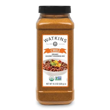 Watkins Organic Gourmet Dry Seasoning Mix, Chili, 18.3 Ounce (Pack of 1)