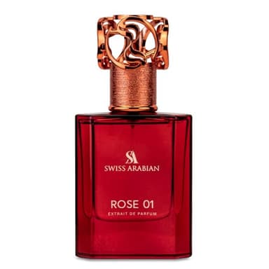 Swiss Arabian Rose 01 - Luxury Products From Dubai - Long Lasting, Addictive Personal EDP Spray Fragrance - Seductive Signature Aroma - 1.7 Oz