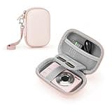 Camera Case for Digital Camera CAMKORY DC403 FHD 1080P/ KODAK PIXPRO FZ55/ FZ45/ STUOGYUM DC402-AF, SD Card Storage Travel Carry Case Bag (Pink)