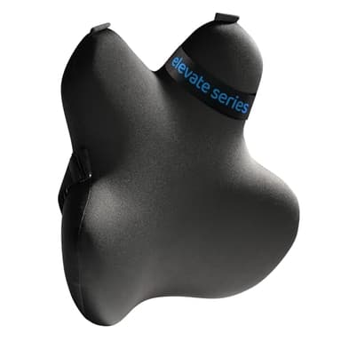 Everlasting Comfort Lumbar Support Pillow for Office Chair - Memory Foam Back Cushion for Car Seat - Promotes Better Posture, Back Pain Relief - Ideal Gaming and Desk Chairs Work and Home Essentials