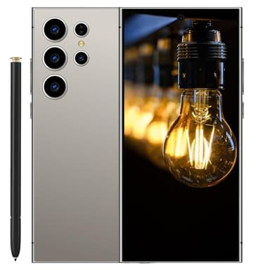 I25 Ultra Unlocked Cell Phone, 8GB+256GB Snapdragon 8 Gen 3 Android Smartphone, 7000mAh Battery Fast Charging Mobile Phone, 6.8" FHD+ 120Hz Screen, 108MP Camera, Dual SIM Phone/GPS/Face ID - Gray