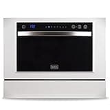 BLACK+DECKER BCD6W 6 Place Setting ENERGY STAR Portable Compact Countertop Dishwasher