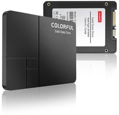 Colorful 256 SSD,256GB SSD Sata,2.5 SATA III with 3D NAND Flash,Internal Solid State Hard Drives - 500MB/s Read, 450MB/s Write,for Laptop & Desktop PC Upgrade