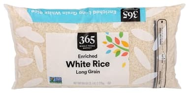 365 by Whole Foods Market, Enriched Long Grain White Rice, 80 Ounce