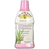 Lily Of The Desert Stomach Formula, Organic Aloe Vera Juice with Slippery Elm, Chamomile, Peppermint, and Ginger for Gut Health, Acid Reflux, Heartburn Relief, 32 Oz