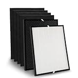 6 Pack AD3000 Replacement Filters Compatible AD3000 Air Purifi-er Compatible with AD3000,3000M, 3000Pro Air Purifi-er,1 Filter, 1 Activated Carbn and 4 Extra Carbn Pre-Filters
