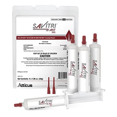 Atticus Savitri Ant Gel Bait (4 x 30 Grams) - Indoor and Outdoor Use - Indoxacarb Ant Killer