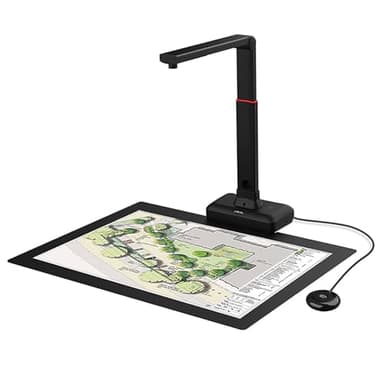 VIISAN Large Format Book & Document Scanner, Capture Size A2/A3, 26MP USB Document Camera with Auto-Flatten, Fingerprint Removal Technologies, Multi-Language OCR, Compatible with Windows & macOS