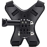 QKOO Motorcycle Helmet Chin Strap Mount for GoPro Hero 13, 12, 11, 10, 9, 8, 7, 6, 5, 4, Session, 3+, 3, 2, 1, Hero (2018), DJI Osmo Action, AKASO, SJCAM, Action Cameras