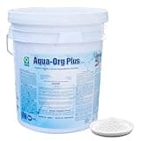 Pool Shock by Aqua Org Plus - 65% Granular Cal Hypo - Swimming Pool Shock for In-Ground, Above Ground, Spas & Hot Tubs - 50 Pound Pail