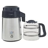H2o Labs Best-in-Class Countertop Water Distiller - Stainless Steel Home Water Distiller with 1 Gallon Glass Carafe - Porcelain Nozzle Insert & Optimal Heating Element for Pure Distilled Water - 300SS