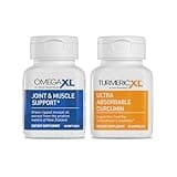 OmegaXL Powerful Joint and Muscle Support Supplement (60 Count) & TurmericXL (30 Count)