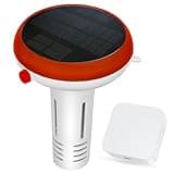 YINMIK Salt Water Pool Monitor, WiFi pH and Salinity Tester for Swimming Pool, Smart Salt Pool Water Monitor 5 in 1, Floating Solar Charged Salt Monitor for Salt Water, Hot Tub, Spa, Jacuzzi, YK-FL05