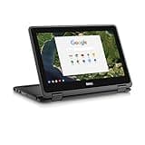Dell Chromebook 11 3180 DP1T3 11.6-Inch Traditional Laptop (Black) (Renewed), 32 GB Storage