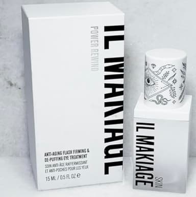Il Makiage POWER REWIND EYE TIGHTENER INSTANT DE-PUFFING & SMOOTHING TEMPORARY FIX EYELISS + INST'TIGHT 15 ml / 0.5 FL OZ