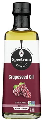 Spectrum Naturals Grapeseed Oil, Refined, Non GMO, 16 Fluid Ounces (Pack Of 1)