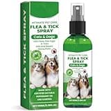 Flea and Tick Spray for Dogs, Flea and Tick Prevention for Dogs Cats, Flea Spray for Home Repel Fleas, Ticks, Mosquitoes, Mites, Ants
