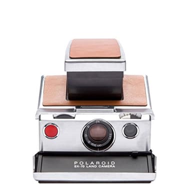 Polaroid Originals 4695 SX-70 Camera, Silver, Brown