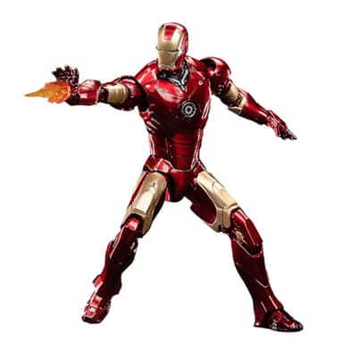 HiPlay ZD Toys Collectible Figure Full Set: Anniversary Series Non-Luminous Version: Iron Man MK3 (1906-03), 1:10 Scale Miniature Action Figurine BFGGTXMK3