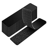 Art3d 16 Sets Hook and Loop Tape Sticky Back,1 in.x 4 in. Double-Sided Adhesive Strip,Heavy Duty
