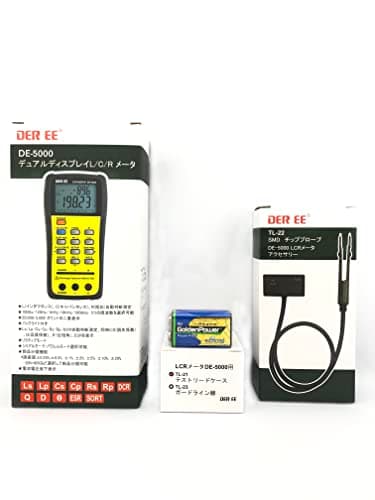 DER Ee De-5000 High Accuracy Handheld LCR Meter with Tl-21 Tl-22