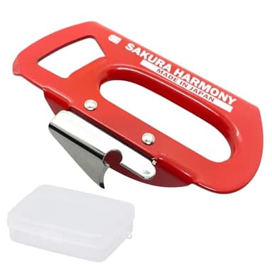 Made in Japan with Storage Case, Japanese Manual Can Opener and Bottle Opener, High Carbon Stainless Steel Blade, For Everyday Kitchen Use, Camping, and Emergency Preparedness, For a gift