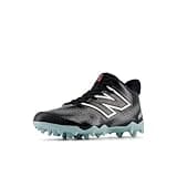 New Balance Freezelx V5 Lacrosse Shoe, Black/White, 5 US Unisex Big Kid