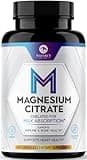 Magnesium Citrate Extra Strength 1000 mg - High Absorption Magnesium Supplement for Muscle, Bone, Nerve & Heart Health Support, Magnesio Vitamin Pills, Non-GMO, Nature's Premium Formula - 240 Capsules