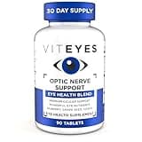 Viteyes Optic Nerve Support Supplement, Premium Ocular Nutrition Blend, 90 Tablets, White