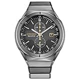 Citizen Men's Eco-Drive Sport Luxury Armor Watch in Super Titanium, Black Dial (Model: CA7058-55E)