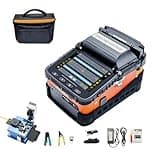 Fusion Splicer AI-5A Fiber Optical Fusion Splicer, Core Alignment Fiber Splicer Machine with 5200mAh Large Battery Capacity for SM&MM Fiber