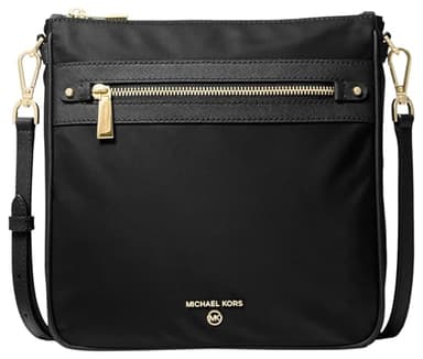 Michael Kors Jet Set Charm Large Crossbody Bag, Gold-Tone Hardware/Black, One Size