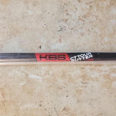 Old Town Golf New KBS CT Tour Cutter 120 Black Gloss Single Bend Putter Shaft