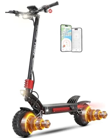 M YUME SCOOTER Raptor 6000W Motor Scooter, 50MPH 56/60 Miles 60V 27/30AH Electric Scooter for Adults, 11" Long Range Scooter Fast Escooter for Commuting & Adventure,UL-2272 Certified, S, Off Road