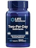 Life Extension Two-Per-Day Multivitamin – Daily Dose of Vitamins & Minerals for Men and Women - Complete Essential Vitamin Supplement for Energy, Health – Gluten-Free – Non-GMO – 60 Tablets