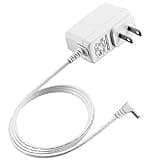 6V AC Adapter for Omron Blood Pressure Monitor Hem-ADPTW5, USA UL Listed Extra Long 6.6 Ft Cord Healthcare 5 7 10 Series BP5100 BP5250 BP5450 Charger Replacement Power Supply Cord, White
