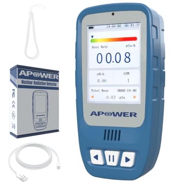 APOWER Geiger Counter Nuclear Radiation Detector Beta Gamma X-ray