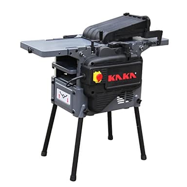 KAKA INDUSTRIAL Multifunctional Woodworking Machine 5-in-1, 2.2kW Planer, Thicknesser, Table Saw, Cutter and Drill, 220V Single Phase,WM-3020 with Portable Stand​