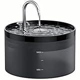 Cat Water Fountain: Dog Bowl Fountains - Automatic Pet Dispenser - Dogs Drinking Waterer Bowls Indoor - Auto Watering Dish Supplies - Easy Cleaning Animal Machine - Quiet 67oz/2L Kitty Drink Fountain