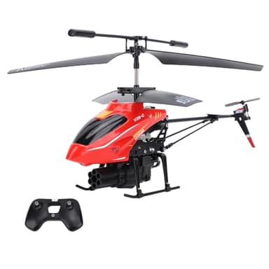 GoolRC Remote Control Helicopter, WLtoys V398-C 3.5 Channel RC Helicopter with 6-Axis Gyroscope, Altitude Hold, LED Light, Simulate Firing, 2.4GHz Flying Toys for Beginners
