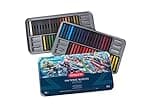 Derwent Inktense Blocks 72 Tin, Set of 72, 8mm Block, Soft Texture, Watersoluble, Ideal for Watercolor, Drawing, Coloring, Crafts and Painting on Paper and Fabric, Professional Quality (2301980)