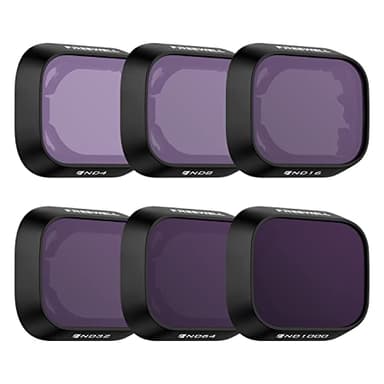 Freewell All Day – 6Pack ND4, ND8, ND16, ND32, ND64, ND1000 Filters Compatible with Mini 3 Pro/Mini 3 (NOT Compatible with Mini 4 Pro)