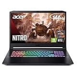 acer Nitro 5 AN517-42 Gaming Laptop | AMD Ryzen 7 6800H | GeForce RTX 3070 | 17.3" FHD (1920 x 1080) 16:9 144Hz Screen | 16GB DDR5 RAM | 1TB SSD | Windows 11 | RGB Backlit Keyboard | Black | TWE